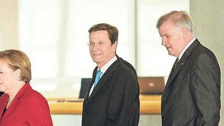 Gemeinsamer Weg? Kanzlerin Angela Merkel und Vize-Kanzler Guido Westerwelle.