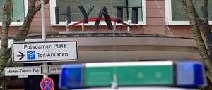 Hyatt-Hotel am Potsdamer Platz.