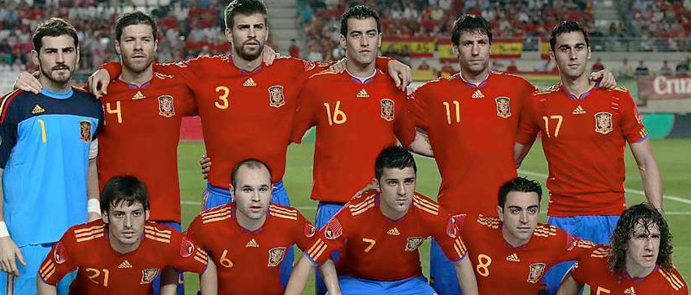 Spanien: Vor zwei Jahren Europameister und jetzt reif für den WM-Titel.