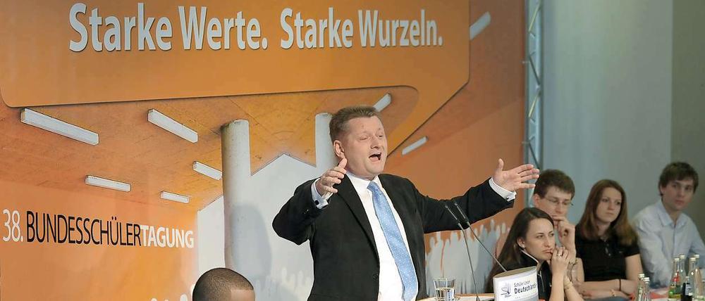 Hermann Gröhe, Generalsekretär der CDU, fordert seine Partei zu mehr Verbaldisziplin auf.