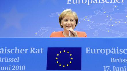 Angela Merkel in Brüssel.