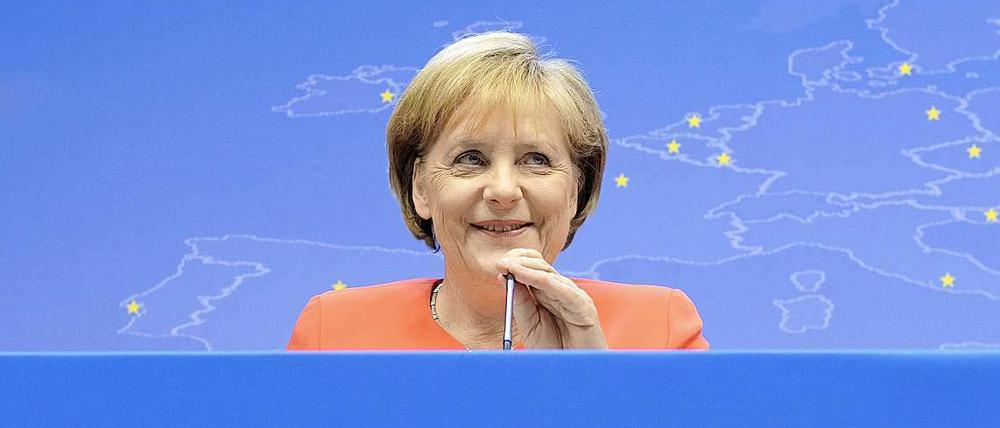 Angela Merkel in Brüssel.