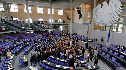 Namentlich abgestimmt. Nicht jeder Unions- und FDP-Abgeordnete stimmte mit der Koalition.