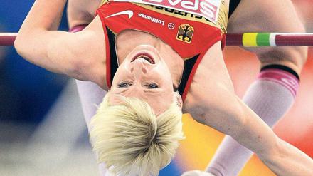 Hohe Ansprüche. Nicht nur Spitzensportler wie Hochspringerin Ariane Friedrich sollen gefördert werden. 