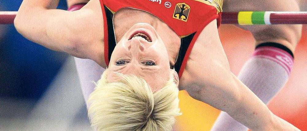 Hohe Ansprüche. Nicht nur Spitzensportler wie Hochspringerin Ariane Friedrich sollen gefördert werden.