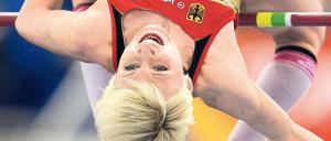 Hohe Ansprüche. Nicht nur Spitzensportler wie Hochspringerin Ariane Friedrich sollen gefördert werden.