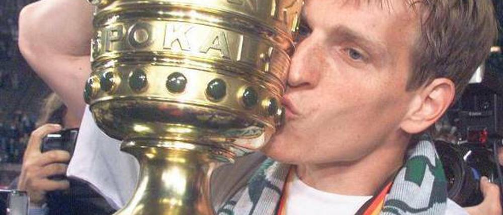 Andreas Herzog, 41, gewann 1994 und 1999 mit Bremen den DFB-Pokal; mit den Bayern wurde er 1996 Uefa-Cup-Sieger.
