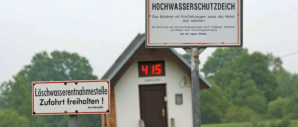 Routine in Brandenburg: Wenn das Wasser wieder steigt.