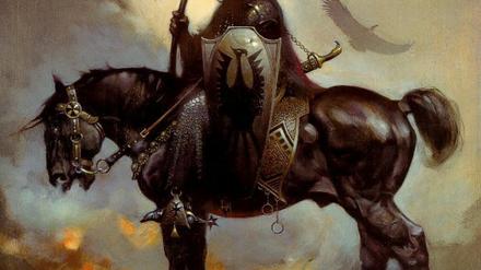 Ikone. Der „Death Dealer“ ist eine der bekanntesten Figuren Frazettas und schmückte Plattencover und Comicserien.