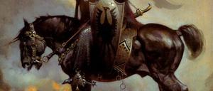 Ikone. Der „Death Dealer“ ist eine der bekanntesten Figuren Frazettas und schmückte Plattencover und Comicserien.