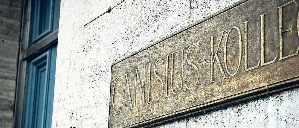 Der Ausgangspunkt. Nach der Aufdeckung der Missbrauchsfälle am Canisius-Kolleg fanden auch andere Opfer den Mut, sich zu offenbaren. Foto: ddp