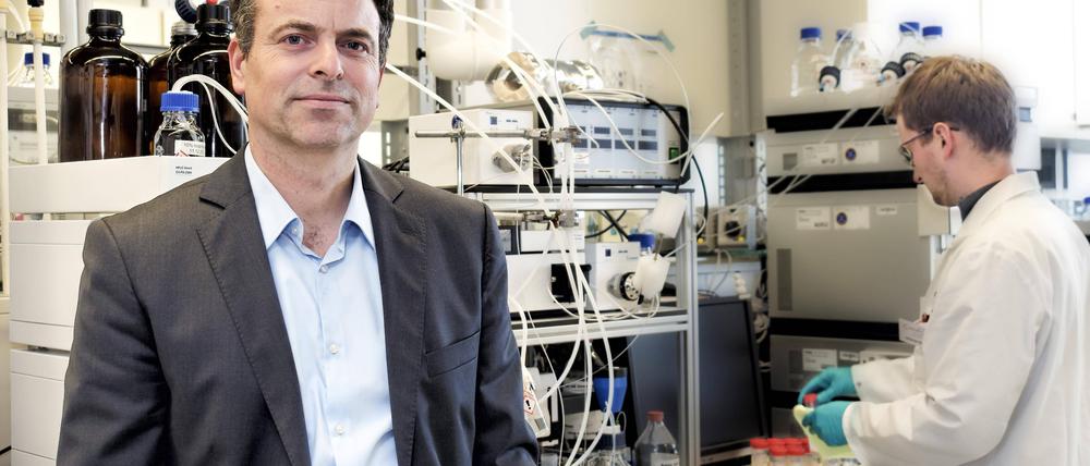 Geschäftsführer Dr. Ingmar Hoerr, CureVac GmbH im Technologiepark Tuebingen-Reutlingen.