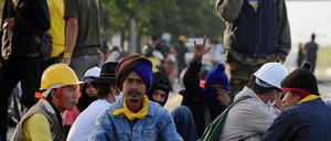 Demonstranten in Bangkok
