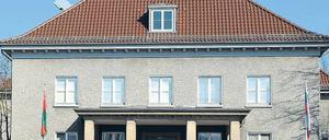 Partyfertig. Im Deutsch-Russischen Museum in Karlshorst wird gefeiert. Foto: dpa
