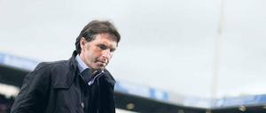 Entlassen vor dem Spiel des Jahres. Bruno Labbadia muss den HSV schon vor der Partie gegen Fulham verlassen. Foto: dpa