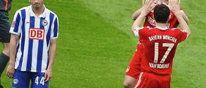 Die Roten feiern, die Blauen trauern.