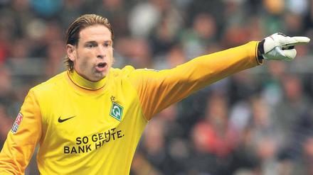 Richtung Champions League? Erst einmal Richtung WM: Werders Tim Wiese.