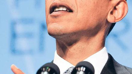 Aufrecht bleiben. US-Präsident Obama, beflügelt durch seine Reformerfolge.