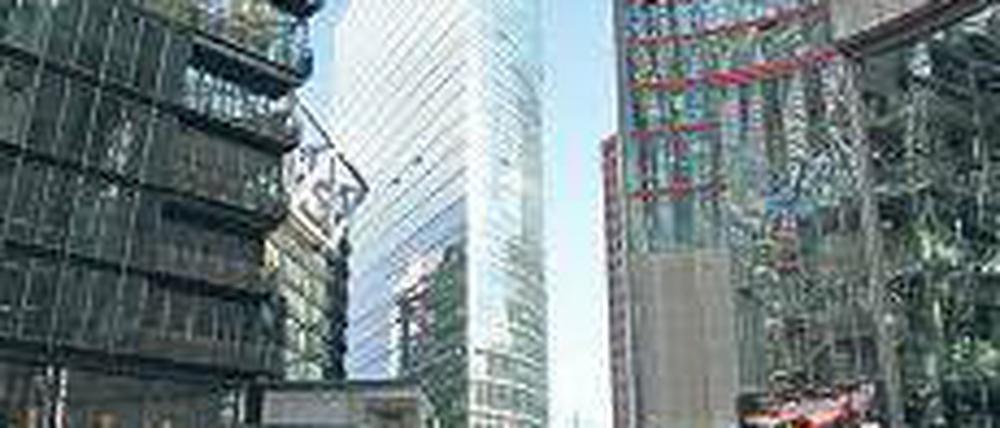 Anlageobjekt. Das Sony-Center am Potsdamer Platz in Berlin.