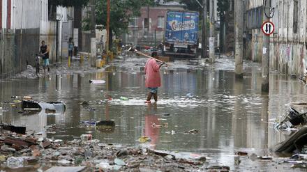 Regen-Chaos in Rio