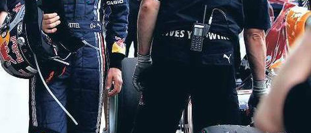 Böser Blick. Vettel und sein Red Bull pflegen eine zwiespältige Beziehung. 