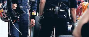 Böser Blick. Vettel und sein Red Bull pflegen eine zwiespältige Beziehung. 