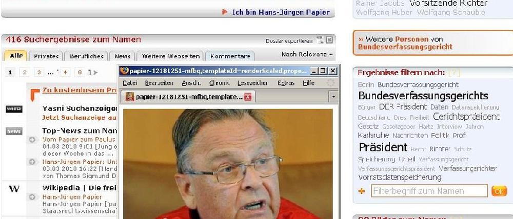 Personensuchmaschine