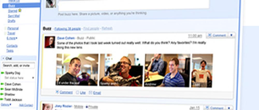 Google co-founder Sergey Brin on hand for new Google buzz in Mountain View