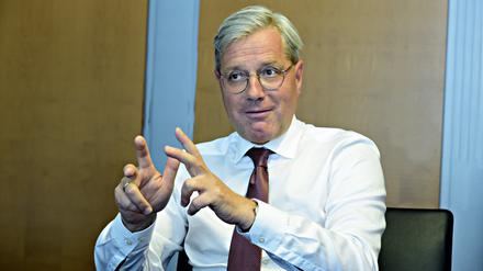  Dr. Norbert Röttgen MdB
Deutscher Bundestag im Paul-Löbe-Haus
an der Paul-Löbe-Allee
Platz der Republik 1 in Berlin Mitte, 11011 Berlin.
Foto: Doris Spiekermann-KLaas 