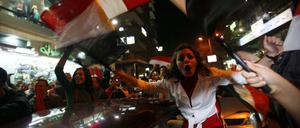 Ägypter feiern in Kairo Einzug ins Afrika Cup-Finale