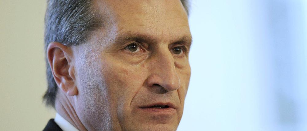 PK Ministerpräsident Günther Oettinger