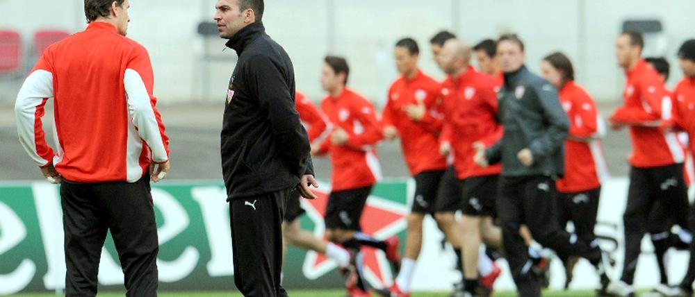 Champions League - Training VfB Stuttgart