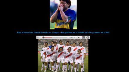 FBL-ARGENTINA-PERU-MARADONA-HACKER