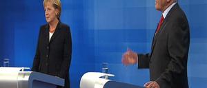 TV-Duell Merkel - Steinmeier