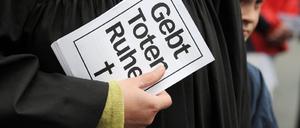 Protest gegen Körperwelten-Ausstellung