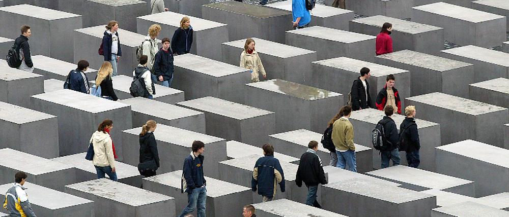 Holocaust-Mahnmal in Berlins Mitte