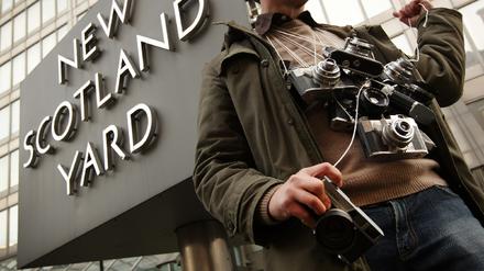 Photographers Hold Protest Over New Anti Terrorist Laws Affecting Them