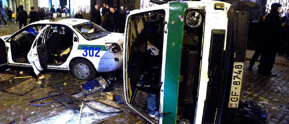 Ausschreitungen Riga