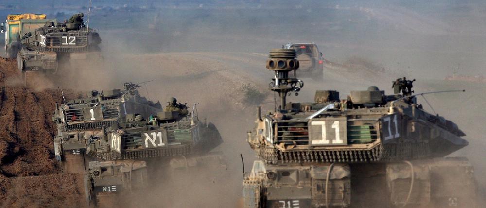 Gaza Krieg Panzer