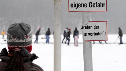 Eisgefahr