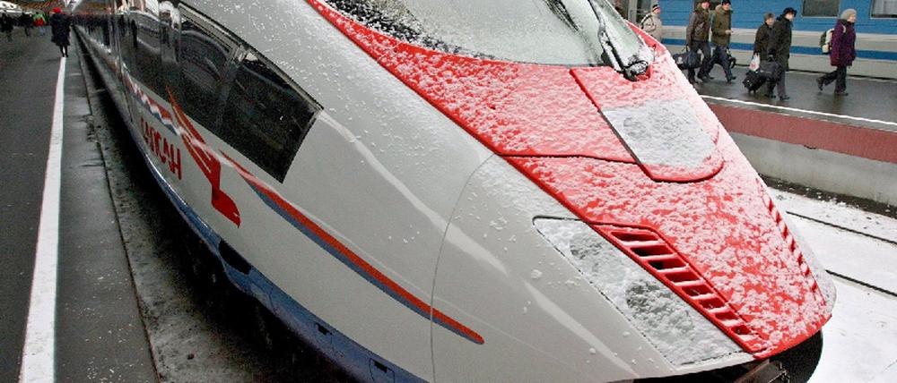 Russland präsentiert ersten Hochgeschwindigkeitszug von Siemens