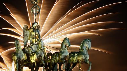Silvester am Brandenburger Tor