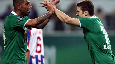 Zvjezdan Misimovic und Ashkan Dejagah