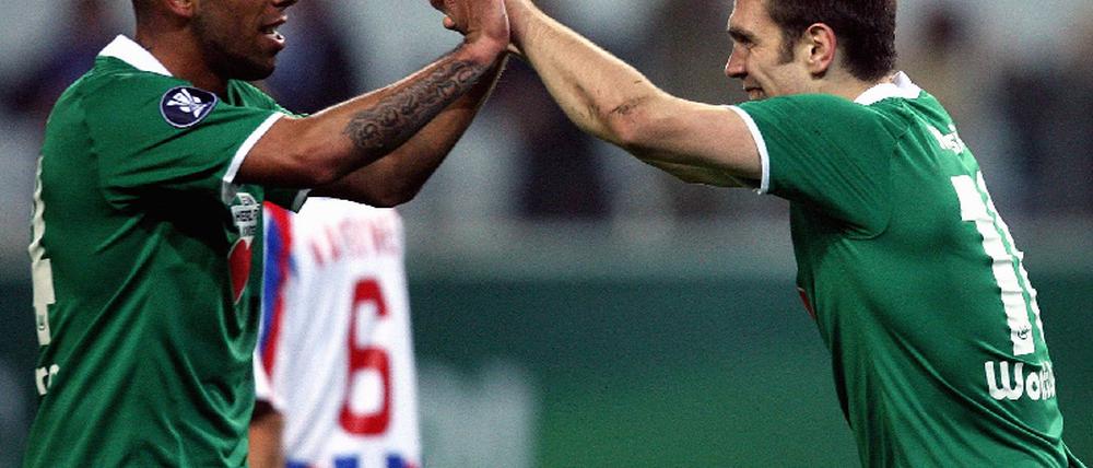 Zvjezdan Misimovic und Ashkan Dejagah