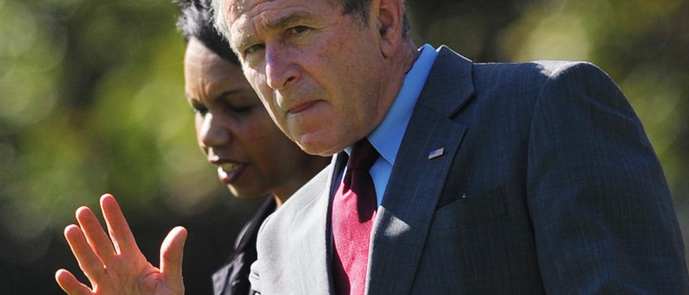 Bush winkt