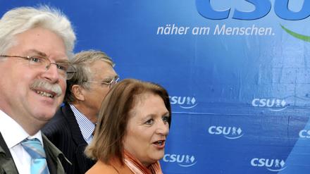 Martin Zeil und die Landesvorsitzende Sabine Leutheusser-Schnarrenberger (beide FDP)