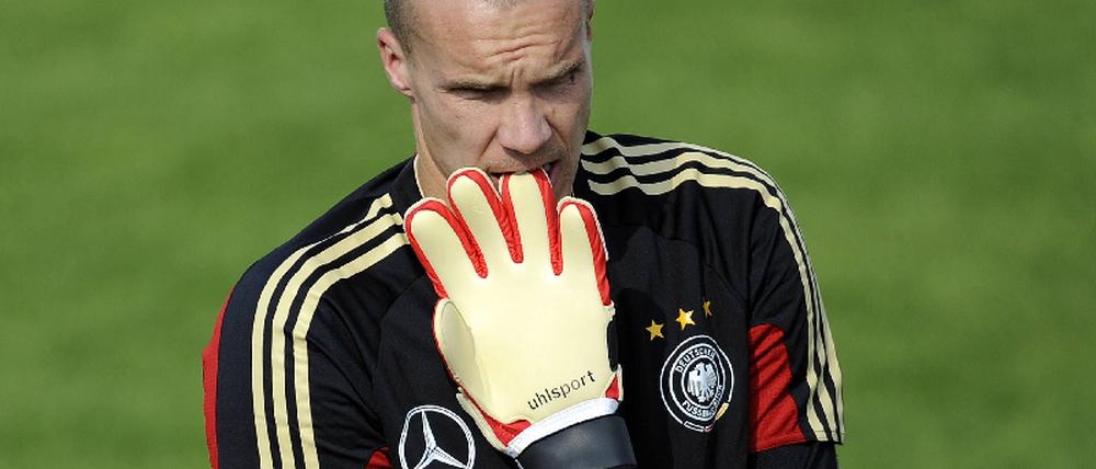 Kinderdienst: Torwart Robert Enke an der Hand verletzt