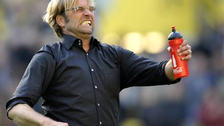 BVB-Trainer Jürgen Klopp in Aktion