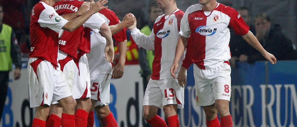 DFB-Pokal - Energie Cottbus - Borussia Mönchengladbach