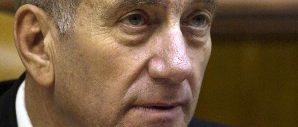 Ehud Olmert unter Druck
